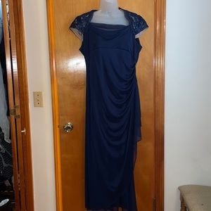 Navy mother of bride gown